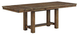 Moriville Grayish Brown Dining Extension Table by Ashley at Eve Furniture