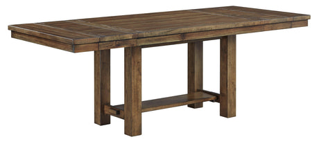 Moriville Grayish Brown Dining Extension Table by Ashley at Eve Furniture
