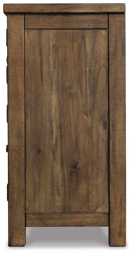 Moriville Grayish Brown Dining Server by Ashley at Eve Furniture