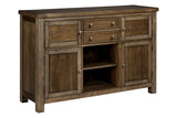 Moriville Grayish Brown Dining Server by Ashley at Eve Furniture