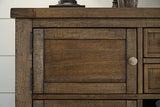 Moriville Grayish Brown Dining Server by Ashley at Eve Furniture