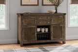 Moriville Grayish Brown Dining Server by Ashley at Eve Furniture