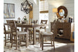 Moriville Grayish Brown Dining Server by Ashley at Eve Furniture