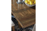 Moriville Grayish Brown Dining Table and 4 Chairs by Ashley at Eve Furniture