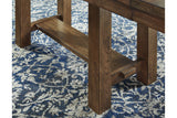 Moriville Grayish Brown Dining Table and 4 Chairs by Ashley at Eve Furniture