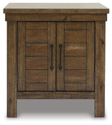 Moriville Grayish Brown End Table by Ashley at Eve Furniture