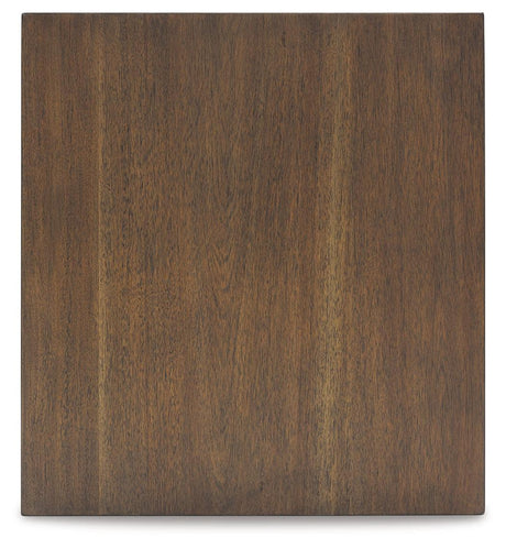 Moriville Grayish Brown End Table by Ashley at Eve Furniture