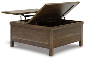 Moriville Grayish Brown Lift-Top Coffee Table by Ashley at Eve Furniture