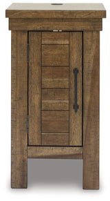 MORIVILLE Grayish Brown Chairside End Table by Ashley at Eve Furniture