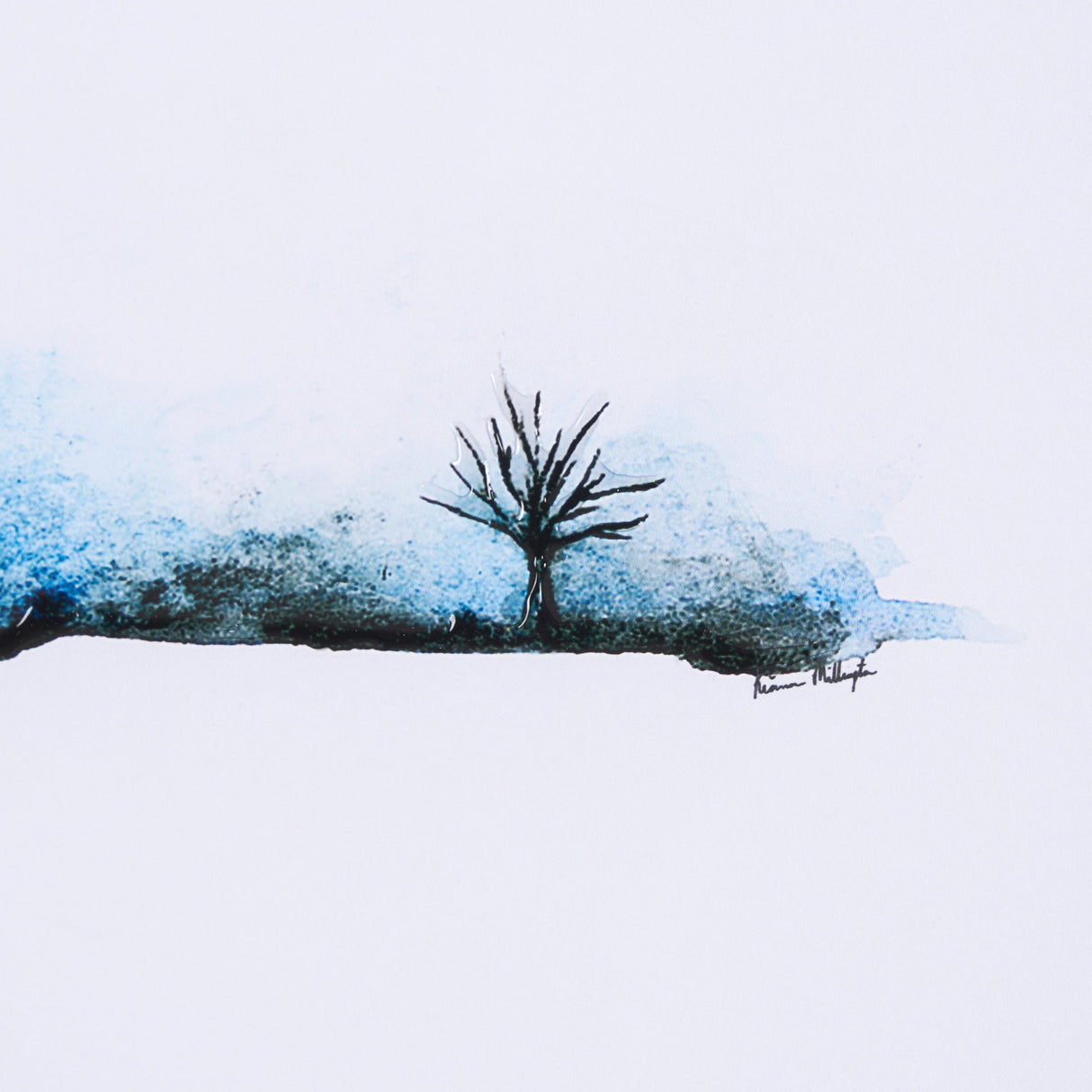 Morning Blue II by Mercana Studio a Framed Art Print by Mercana at Eve Furniture