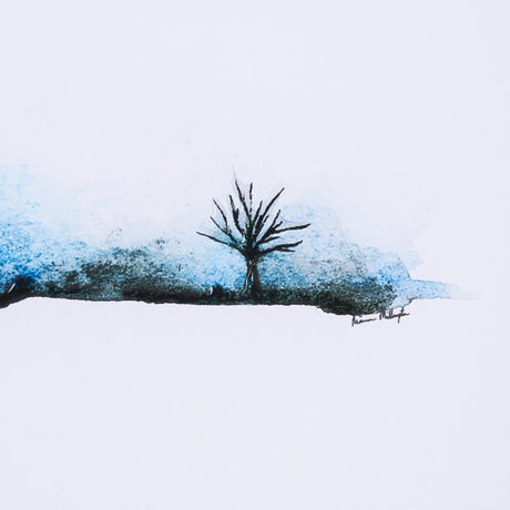 Morning Blue II by Mercana Studio a Framed Art Print by Mercana at Eve Furniture