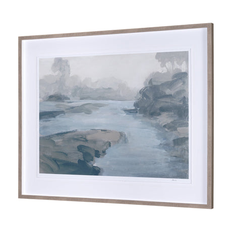 Morning Light I by Mercana Studio a Hand Embellished Textured Framed Art Print Matted under Glass by Mercana at Eve Furniture