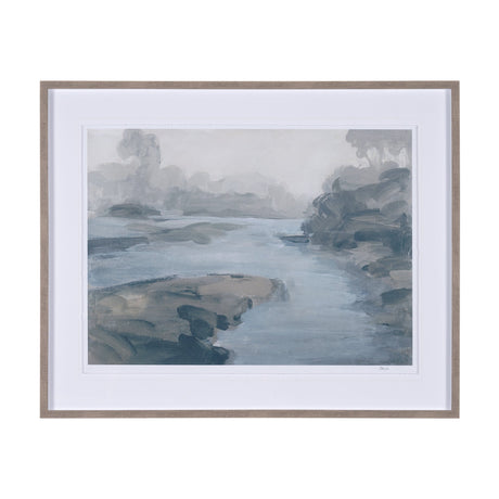 Morning Light I by Mercana Studio a Hand Embellished Textured Framed Art Print Matted under Glass by Mercana at Eve Furniture