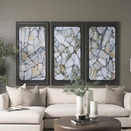 Morning Light II by Mercana Studio a Hand Embellished Framed Art Print Matted under Glass by Mercana at Eve Furniture