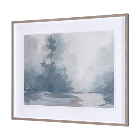 Morning Light II by Mercana Studio a Hand Embellished Textured Framed Art Print Matted under Glass by Mercana at Eve Furniture