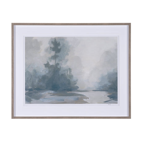 Morning Light II by Mercana Studio a Hand Embellished Textured Framed Art Print Matted under Glass by Mercana at Eve Furniture