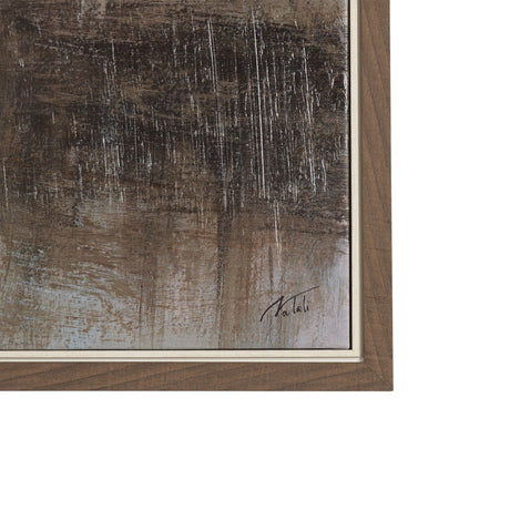 Morning Mist by Mercana Studio a Hand Embellished Textured Framed Canvas by Mercana at Eve Furniture