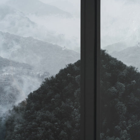 Morning Mist I by Deborah Revell a Hand Embellished Framed Print under Glass by Mercana at Eve Furniture
