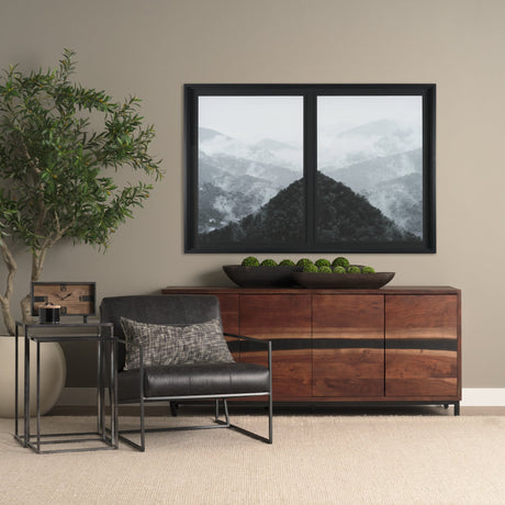 Morning Mist I by Deborah Revell a Hand Embellished Framed Print under Glass by Mercana at Eve Furniture