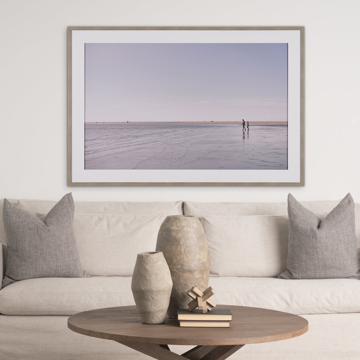 Morning Stroll by Kelly Frere Framed Art Print Matted under Glass by Mercana at Eve Furniture