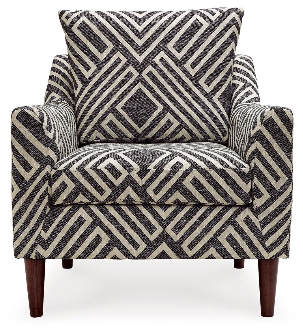 Morrilton Next-Gen Nuvella Natural/Charcoal Accent Chair by Ashley at Eve Furniture