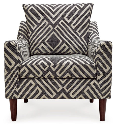 Morrilton Next-Gen Nuvella Natural/Charcoal Accent Chair by Ashley at Eve Furniture