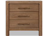 Morris Claystone 3-Drawer Nightstand by Modus Furniture at Eve Furniture