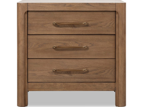 Morris Claystone 3-Drawer Nightstand by Modus Furniture at Eve Furniture