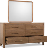 Morris Claystone 6 Drawer Dresser by Modus Furniture at Eve Furniture