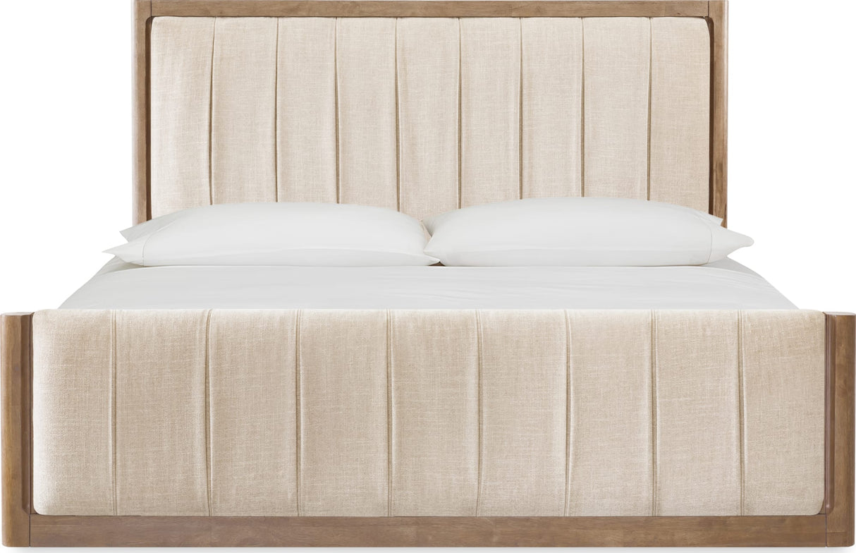 Morris Claystone King Upholstered Bed by Modus Furniture at Eve Furniture