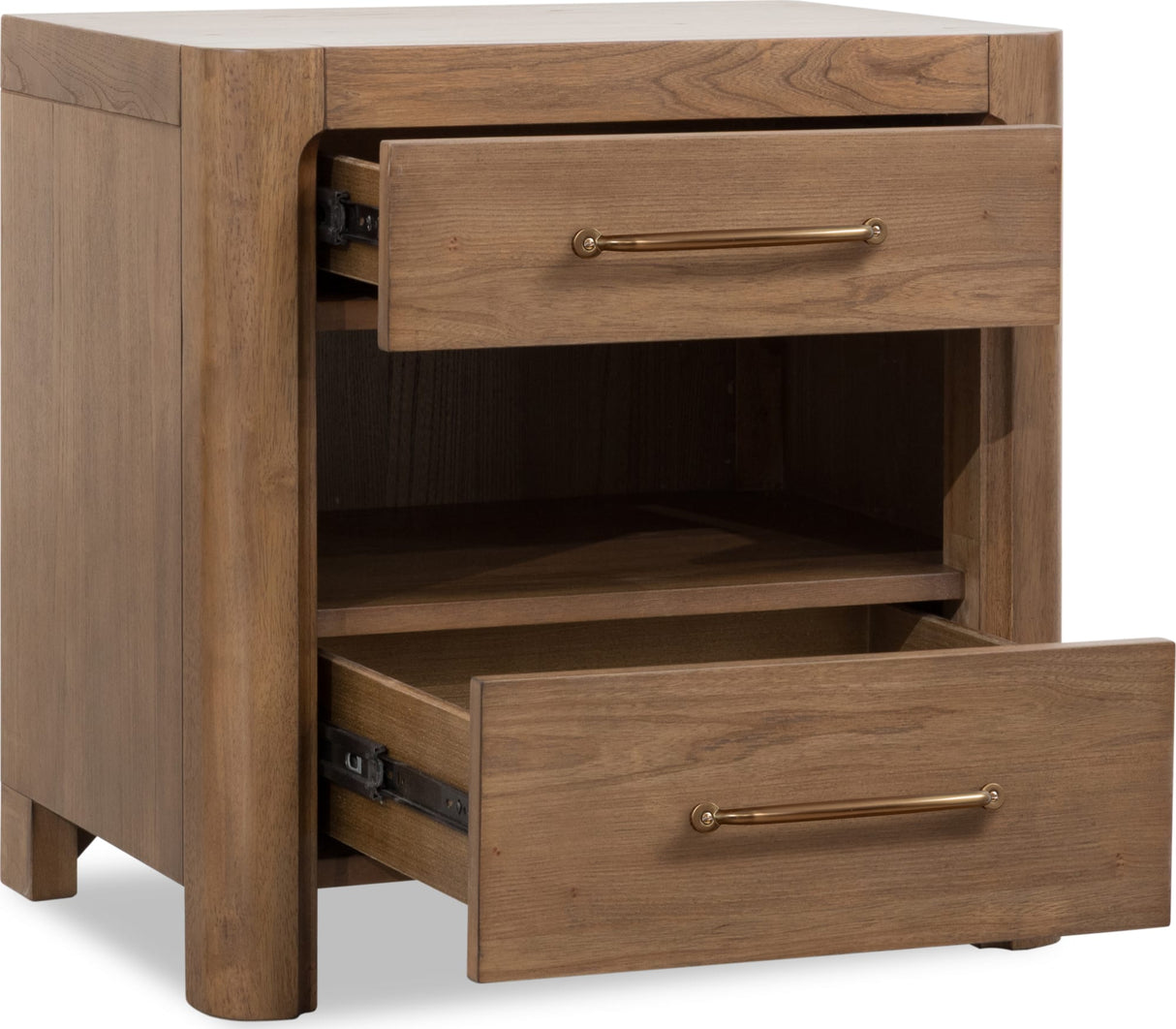 Morris Claystone Open Nightstand by Modus Furniture at Eve Furniture