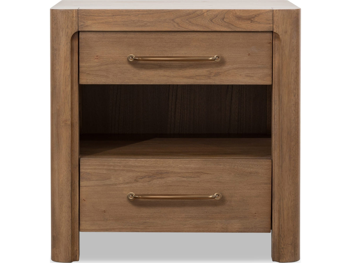 Morris Claystone Open Nightstand by Modus Furniture at Eve Furniture