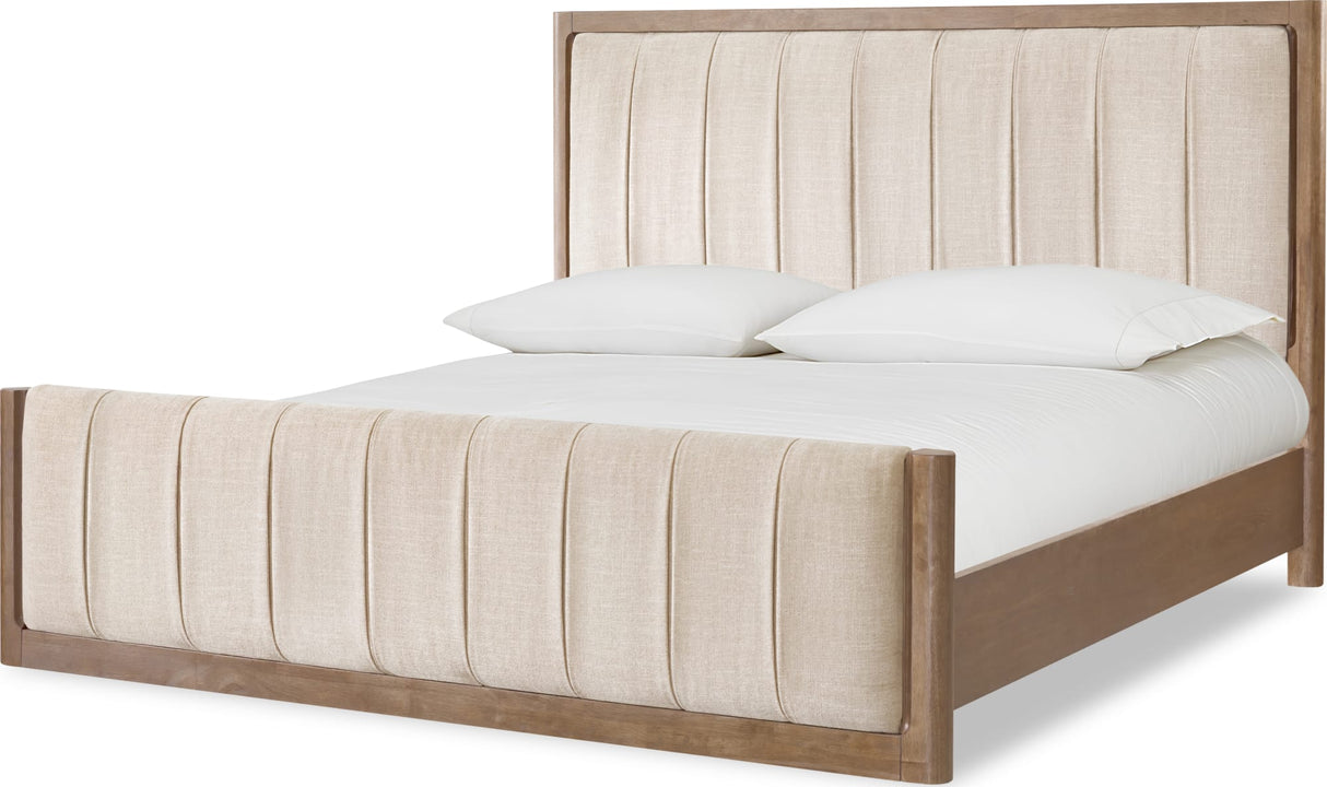 Morris Claystone Queen Upholstered Bed by Modus Furniture at Eve Furniture