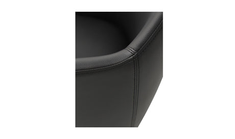 Morris Office Chair PVC Black by Moe's Home at Eve Furniture