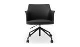 Morris Office Chair PVC Black by Moe's Home at Eve Furniture