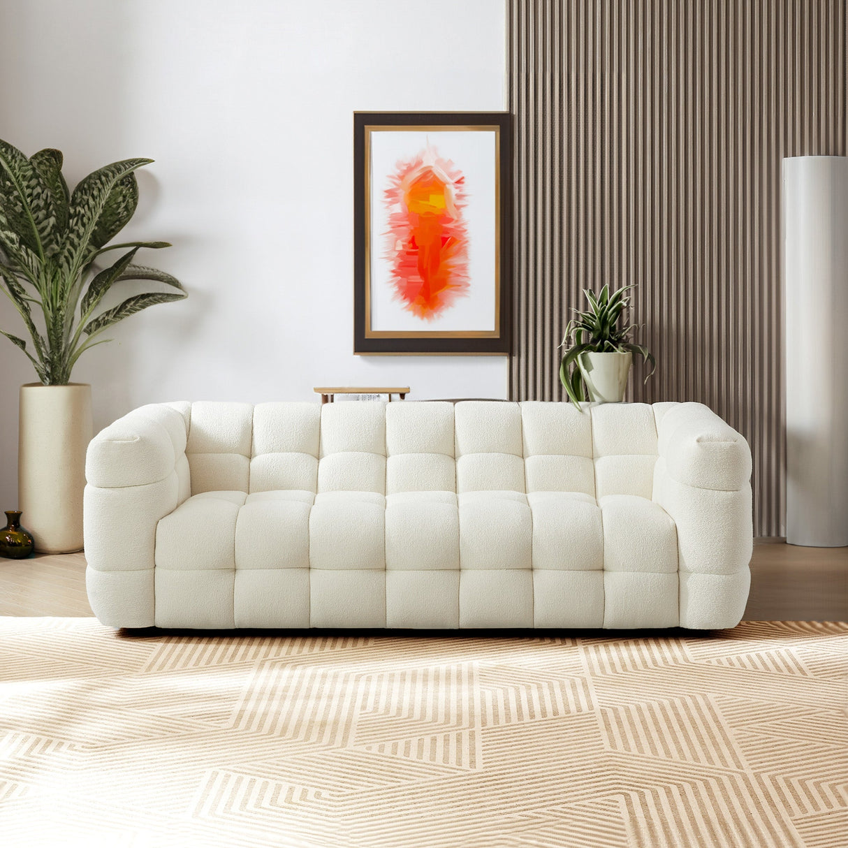 Mirage Cream Boucle Sofa