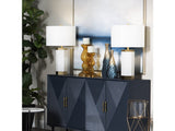 Morrison White Table Lamp by Crestview at Eve Furniture