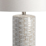 Morrison White Table Lamp (Set of 2) by Crestview at Eve Furniture