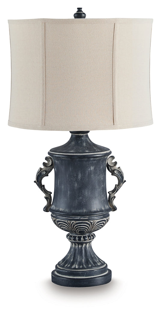 Morvanford Antique Black Table Lamp by Ashley at Eve Furniture