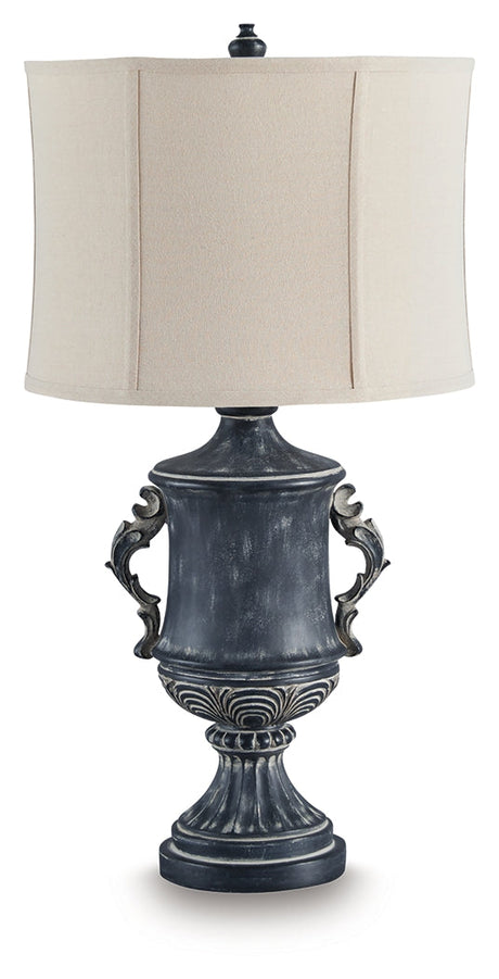 Morvanford Antique Black Table Lamp by Ashley at Eve Furniture