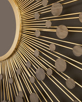 Morwenna Bronze/Gold Finish Accent Mirror by Ashley at Eve Furniture