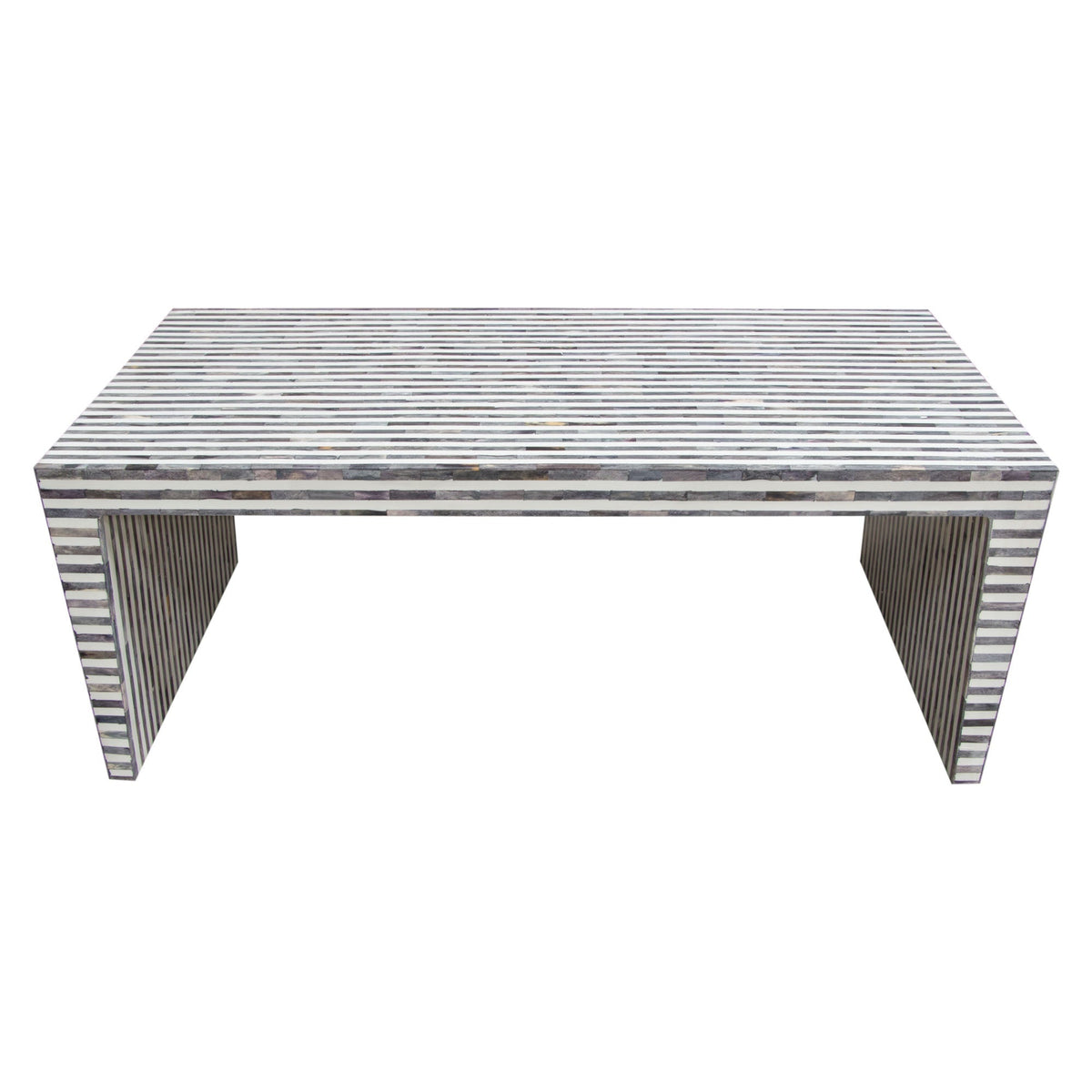 Mosaic Black/White Coffee Table by Diamond Sofa at Eve Furniture