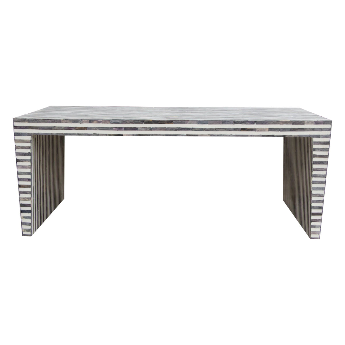 Mosaic Black/White Coffee Table by Diamond Sofa at Eve Furniture