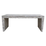 Mosaic Black/White Coffee Table by Diamond Sofa at Eve Furniture