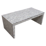 Mosaic Black/White Coffee Table by Diamond Sofa at Eve Furniture