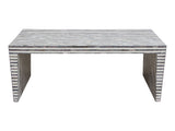 Mosaic Black/White Coffee Table by Diamond Sofa at Eve Furniture