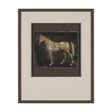 Mosaic Horse III by Mercana Studio a Hand Embellished Framed Art Print Matted under Glass by Mercana at Eve Furniture