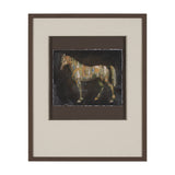 Mosaic Horse III by Mercana Studio a Hand Embellished Framed Art Print Matted under Glass by Mercana at Eve Furniture