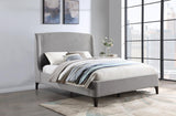 Mosby Light Gray Upholstered Curved Headboard Eastern King Platform Bed by Coaster at Eve Furniture