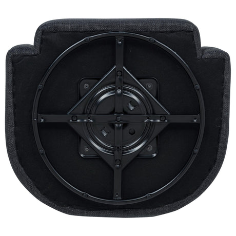 Mossbrook Anthracite Upholstered Swivel Accent Chair by Coaster at Eve Furniture